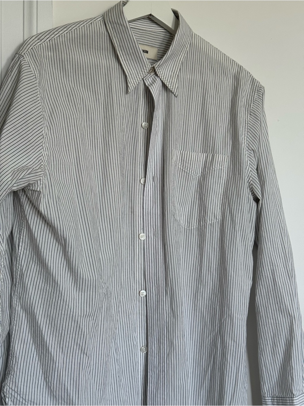 Buck Mason Striped Button-Down Shirt - Picture 3 of 7